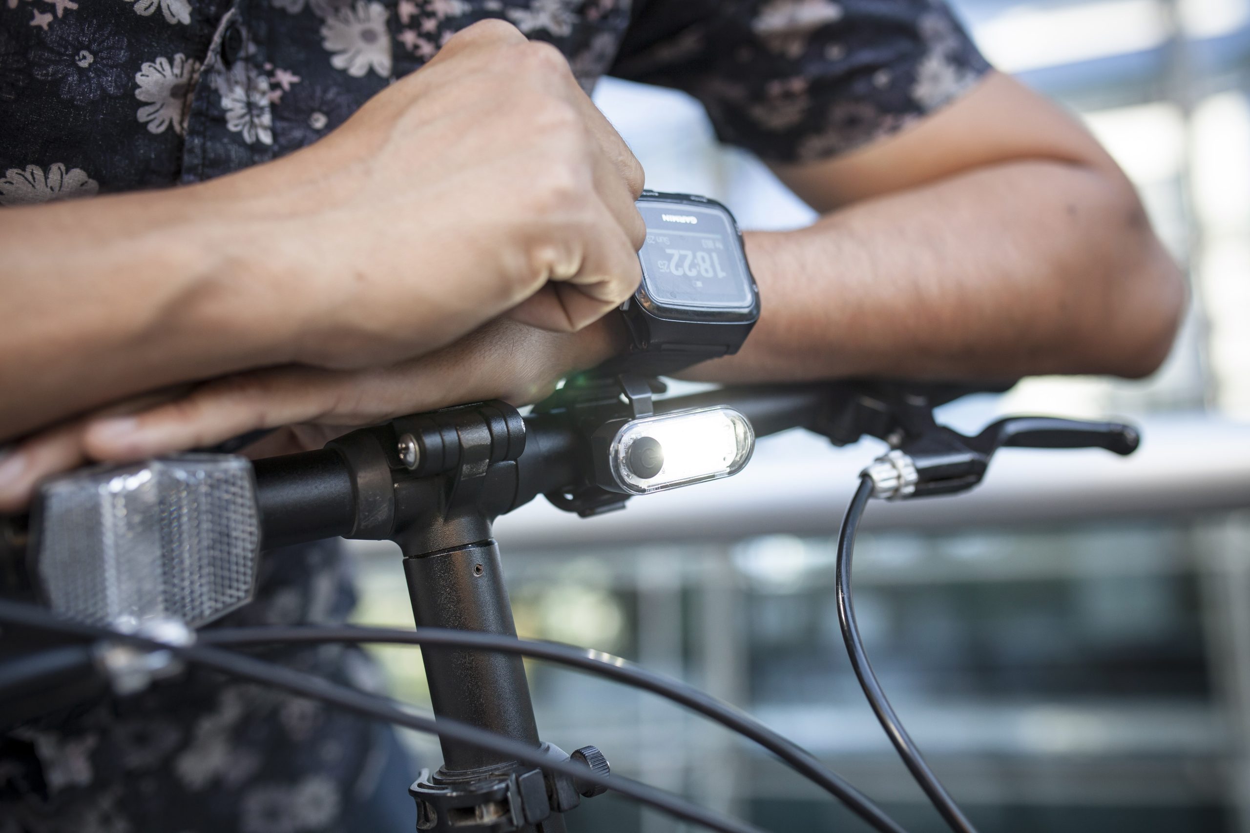 Set de luces para bicicleta delantero-trasero recargable BonTracker® Urban - Imagen 3